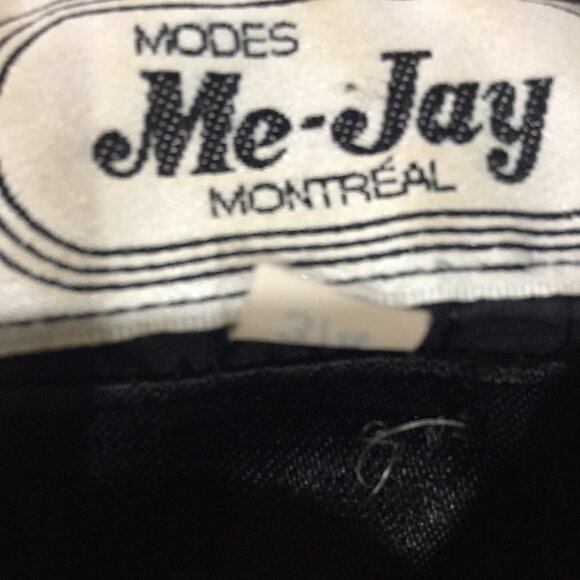 VINTAGE ME-JAY FAUX FUR NYLON JACKETS SIZE 3/4 - Picture 10 of 10